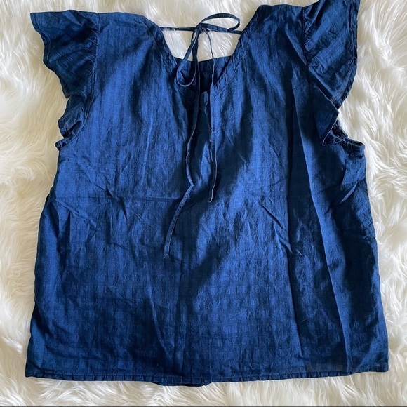 GAP Flutter Sleeve Blouse / cottage core - Picture 11 of 11